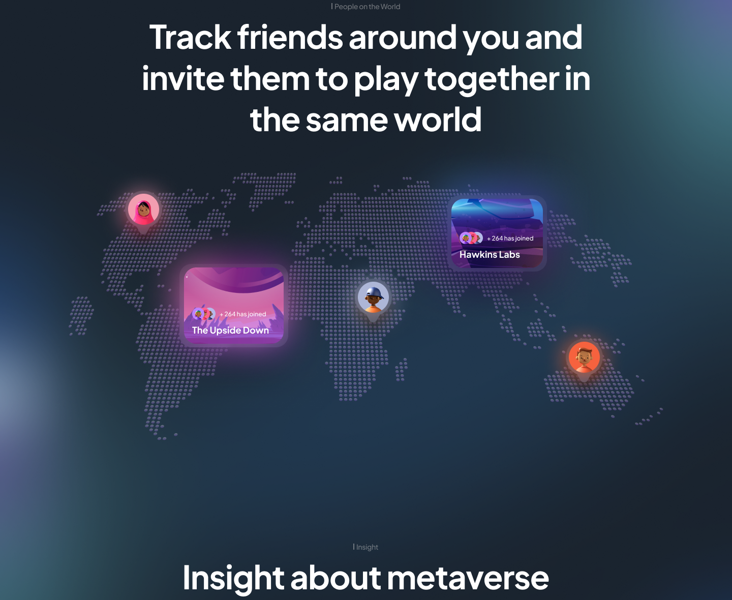 Track friends around the world